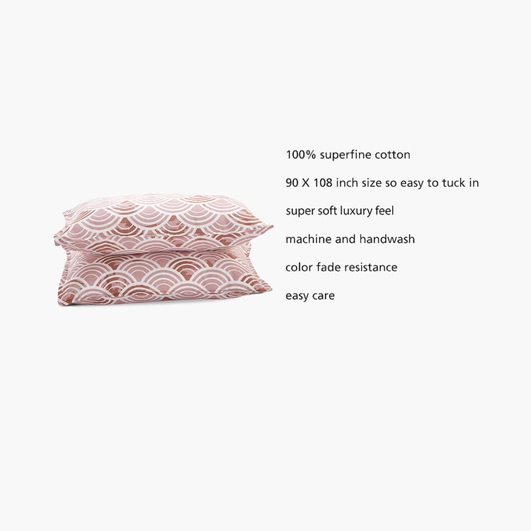 MASPAR Zephyr Printed 3-Pc. Queen Size Bedsheet Set- 275 X 224 cm