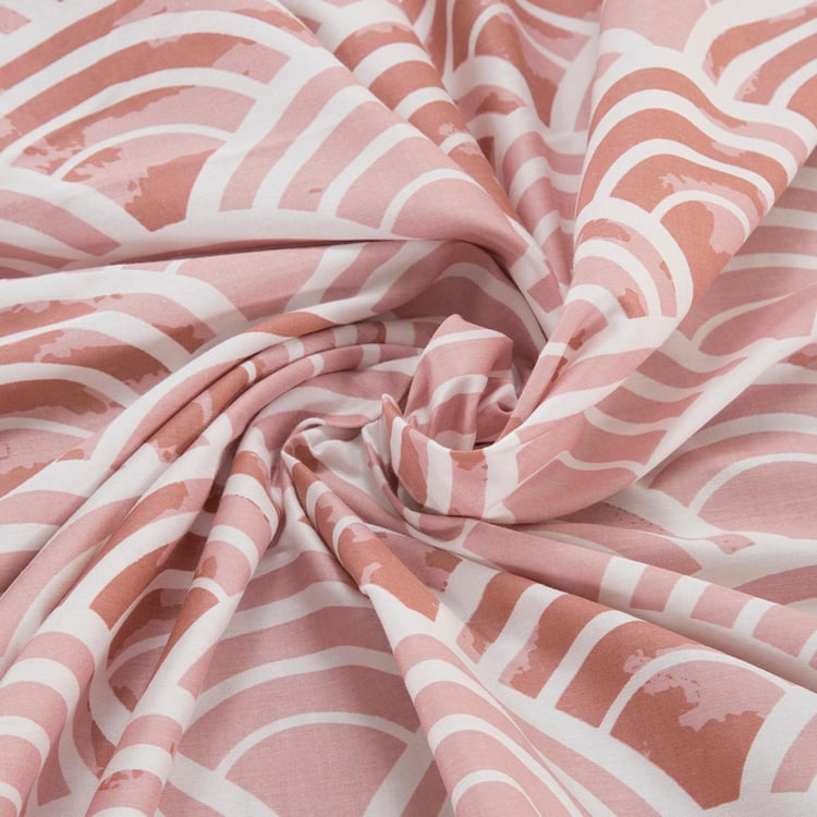 MASPAR Zephyr Printed 3-Pc. Queen Size Bedsheet Set- 275 X 224 cm