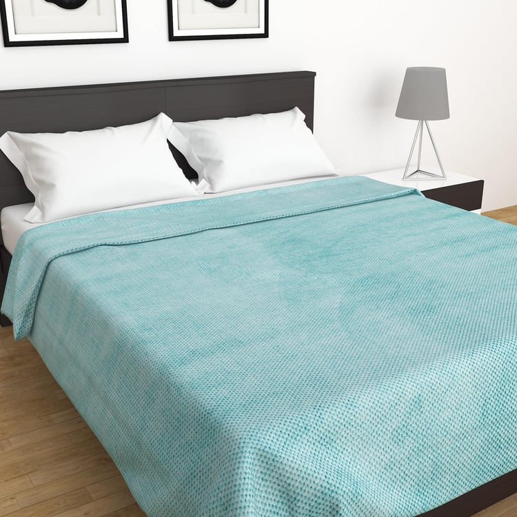 Moksha Tufted Texture Double Bed Blanket - 200 X 240 cm