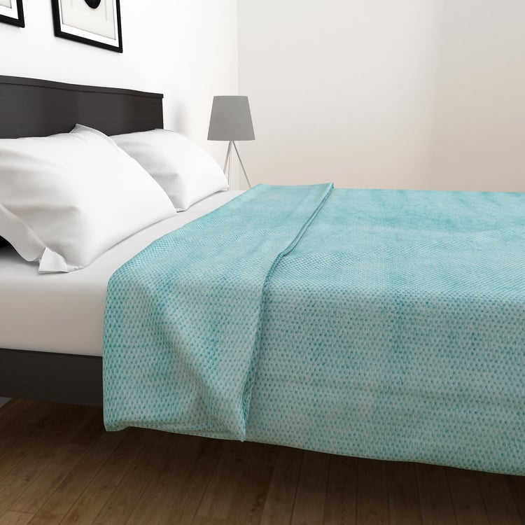 Moksha Tufted Texture Double Bed Blanket - 200 X 240 cm