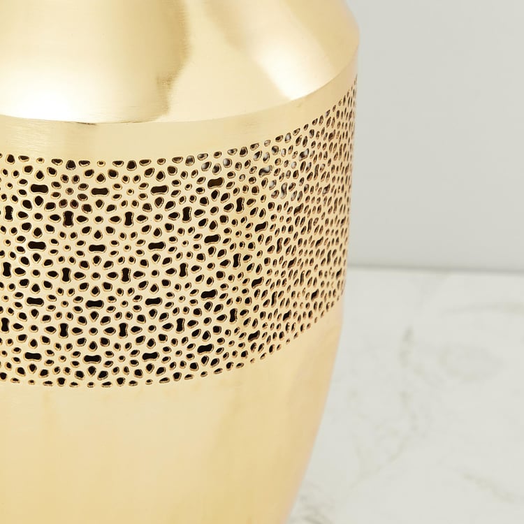 Splendid Laser Cut Floral Jaali Vase