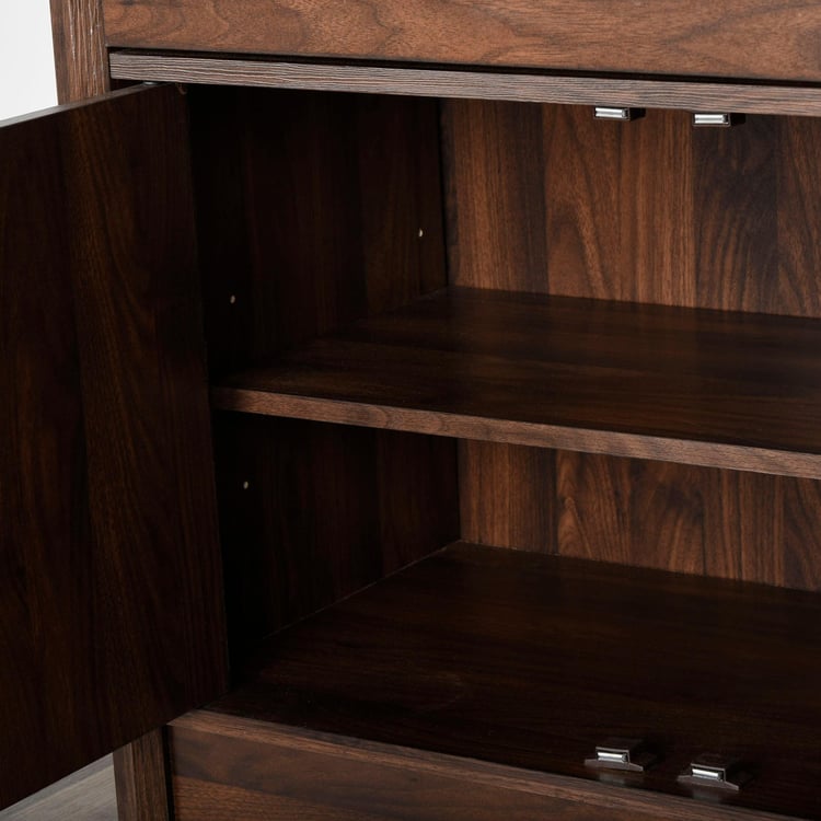 Lewis Buffet Hutch - Brown