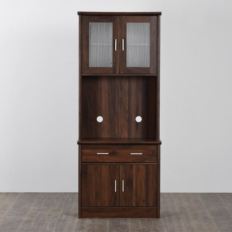 Lewis Buffet Hutch - Brown