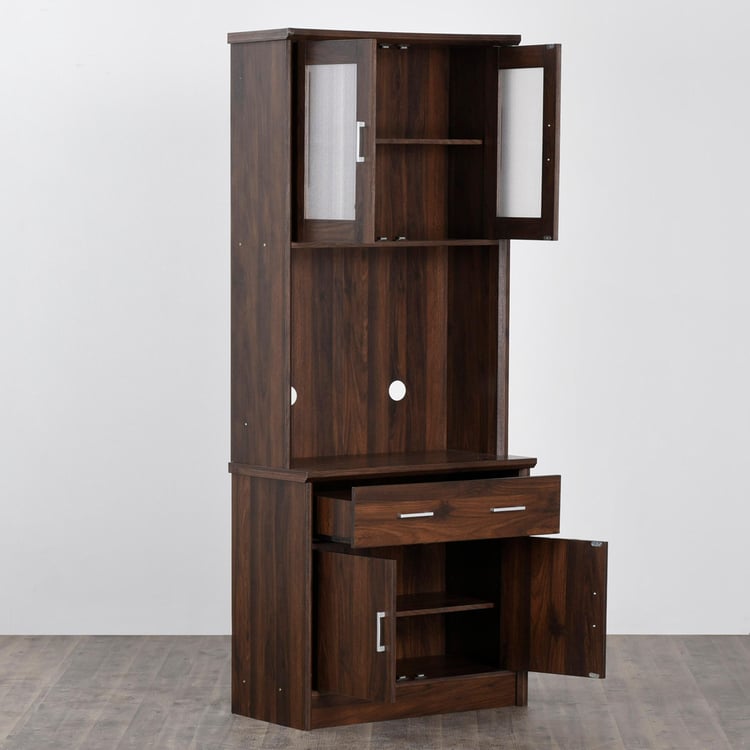 Lewis Buffet Hutch - Brown