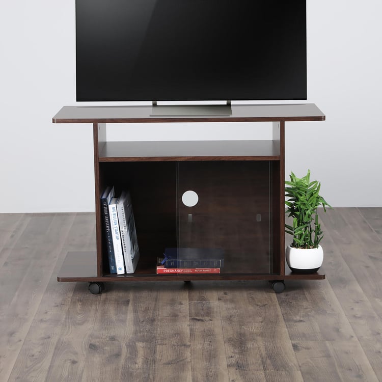 Lewis PU Paper Finish TV Unit - Brown