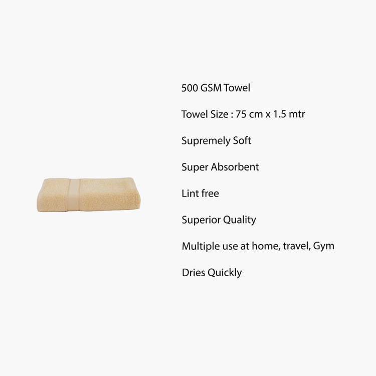 MASPAR Textured Bath Towel- 75 X 150 cm
