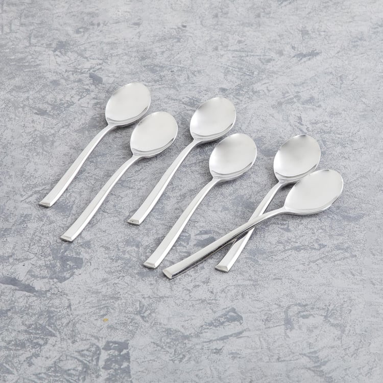 FNS 6-Piece Stainless Steel Baby Spoon Set