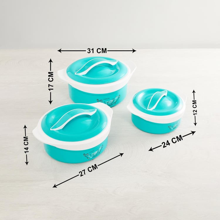 MILTON Malibu Printed 3-Piece Casserole Gift Set