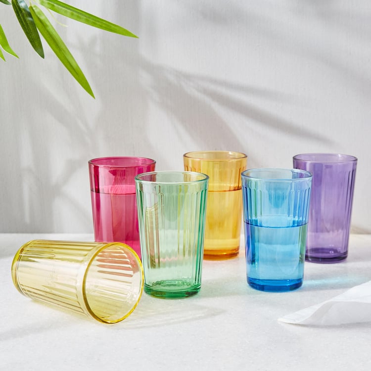 Carley Spectrum Set of 6 Juice Glasses - 207ml