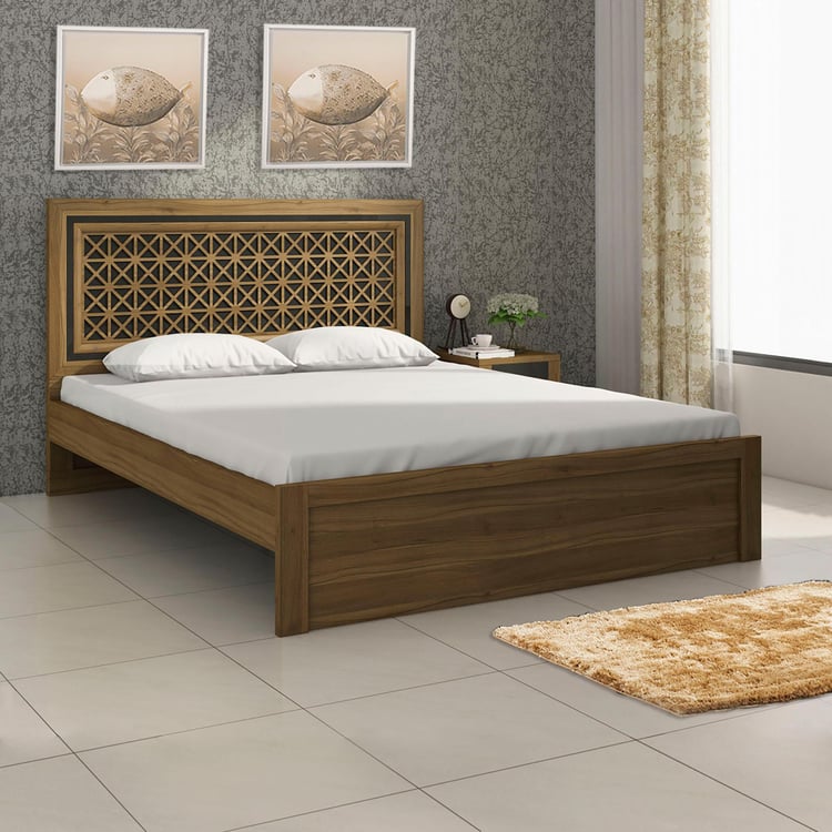 Quadro Craft King Bed - Brown