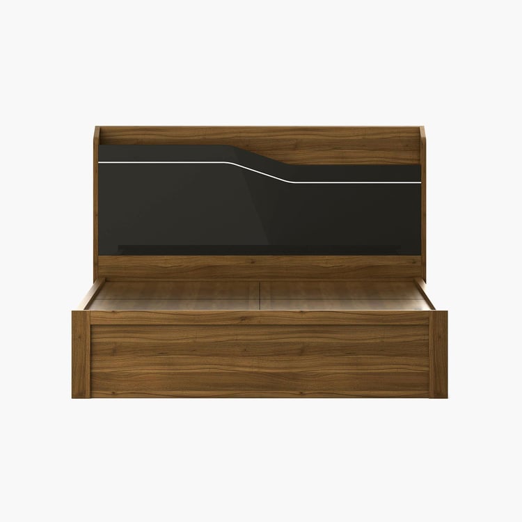 Quadro Aero Queen Size Bed without Storage - 150 x 195 cm - Brown