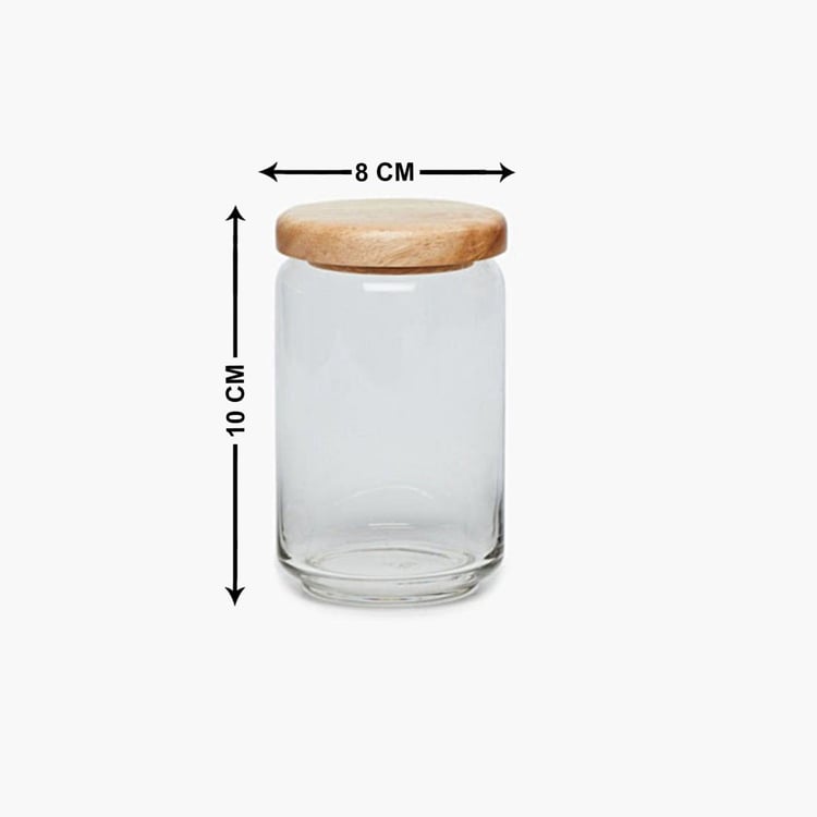 OCEAN Set of 6 Glass Storage Jars - 500ml