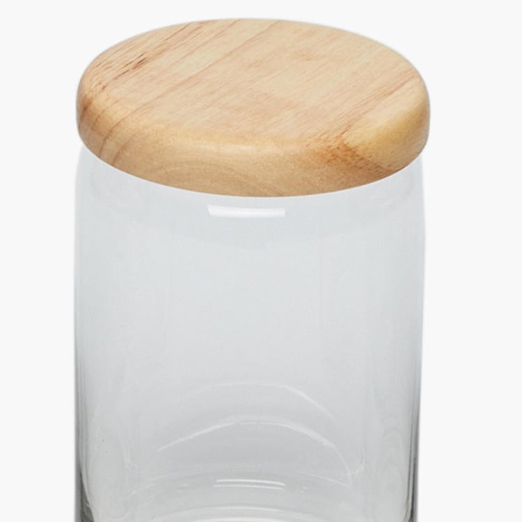 OCEAN Set of 6 Glass Storage Jars - 500ml