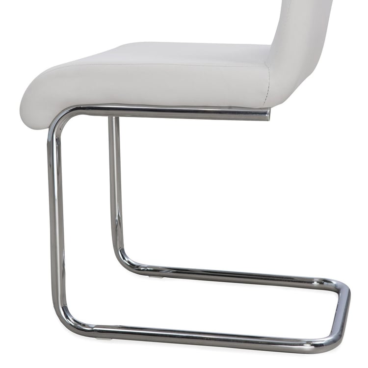 Alaska 6-Seater Dining Table Set with 6 Chairs - White