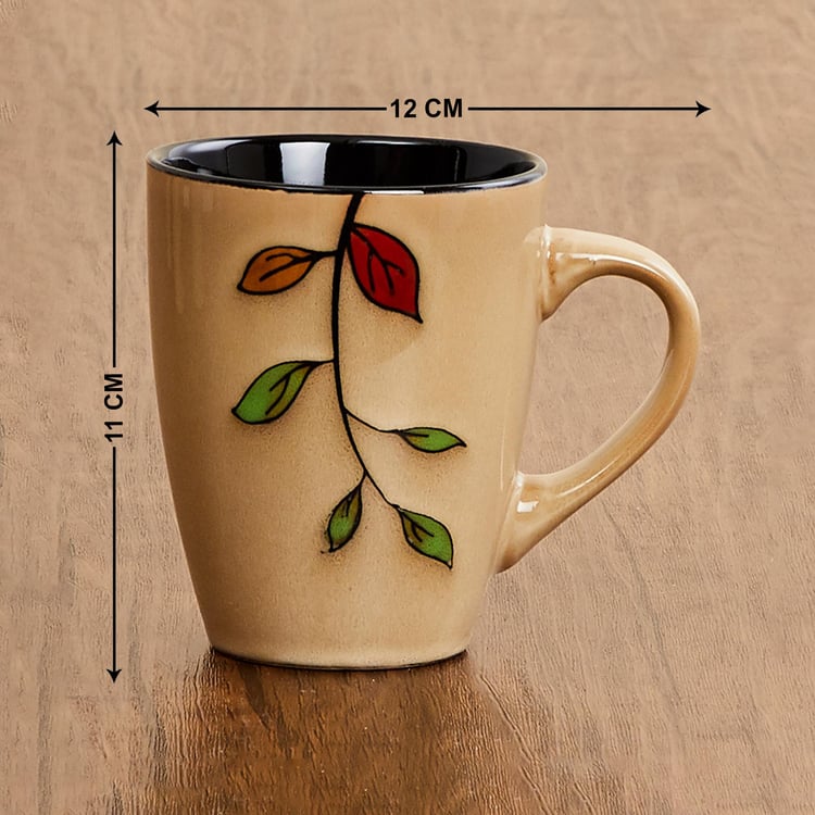 Caraway Carvi Set of 6 Stoneware Mugs with Stand - 325ml