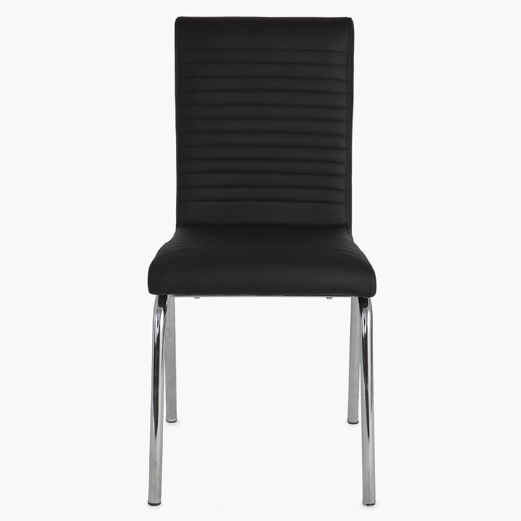 Floris Black Dining Table Set with 6 Chairs