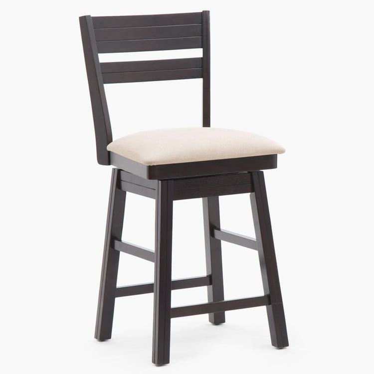 Montoya 4-Seater High Dining Table Set with 2 Chairs and Stools - Brown