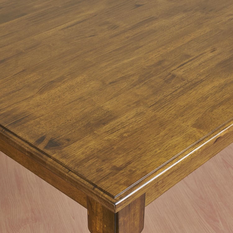 Tagetes 6-Seater Dining Set with Chairs - Brown