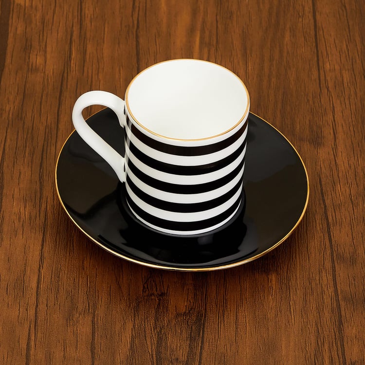 Andrey Charlie Bone China Cup and Saucer - 100ml