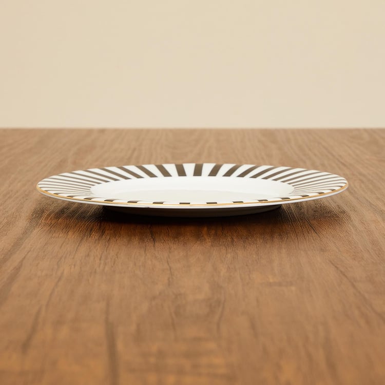 Andrey Bone China Striped Side Plate - 20cm