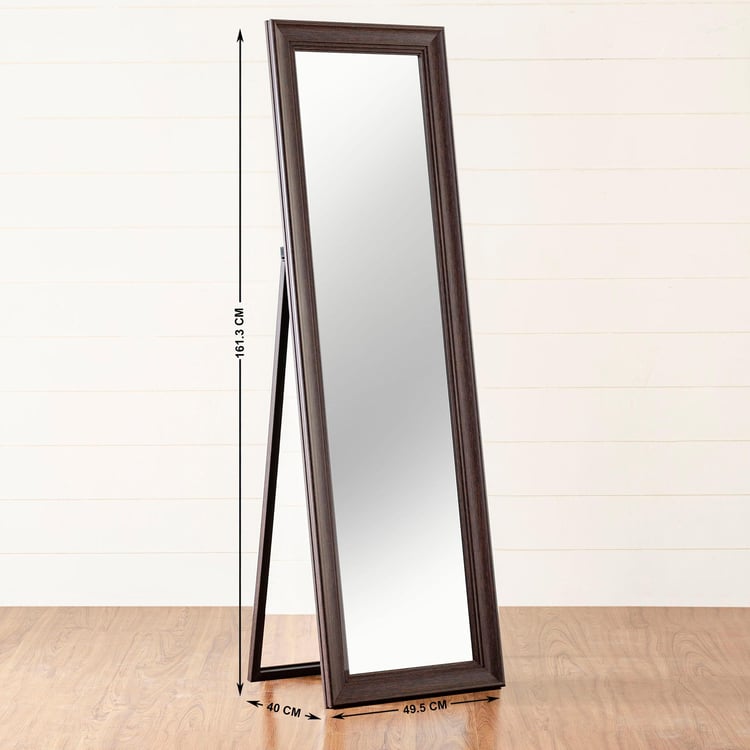 Garnet Standing Mirror - Brown