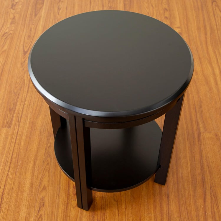 Montoya Rubber Wood End Table - Brown