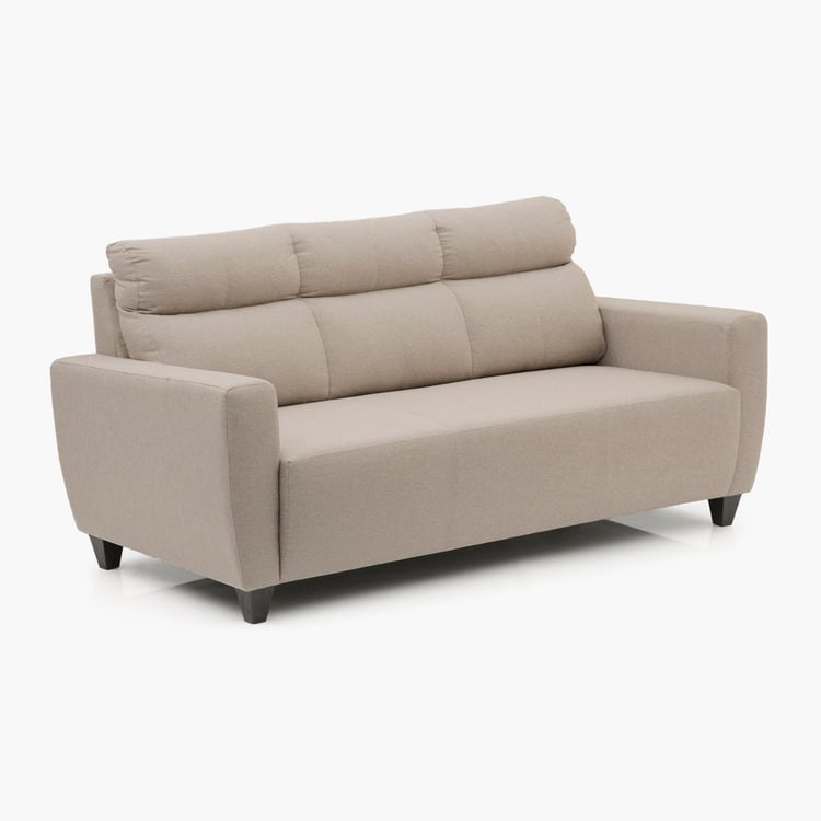 Helios Emily Fabric 3+2 Seater Sofa Set - Beige and Brown
