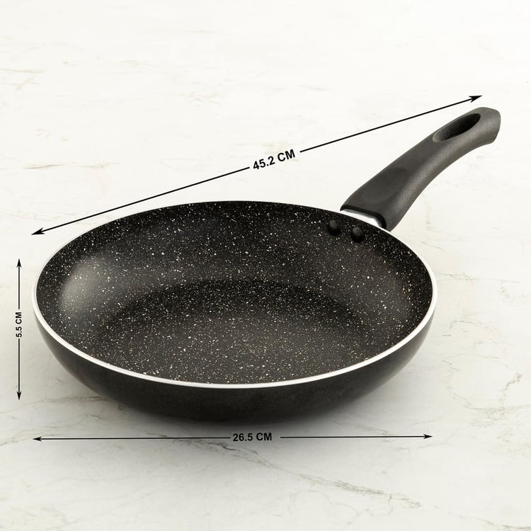 PRESTIGE Granite Twin Frying Pan and Kadai with Lid - Set of 2
