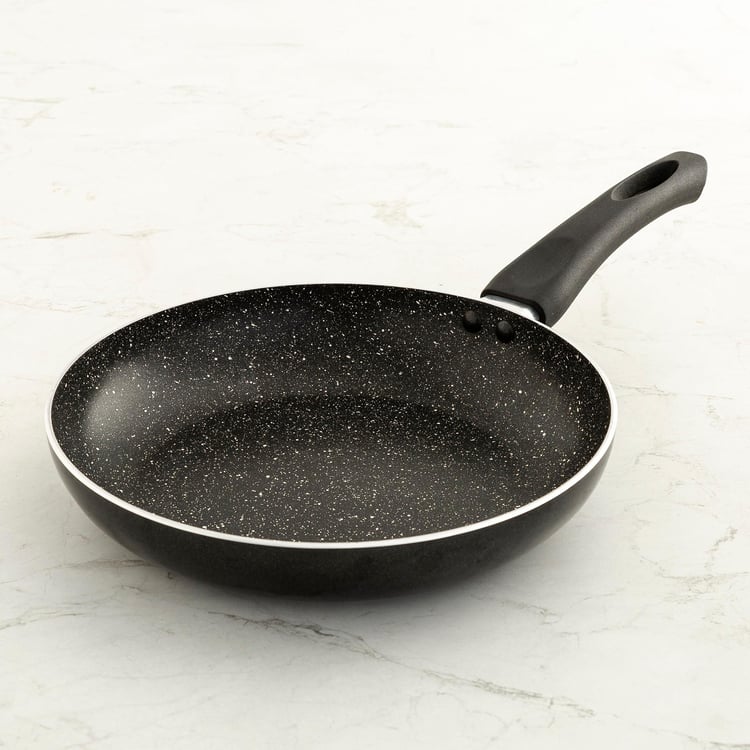 PRESTIGE Granite Twin Frying Pan and Kadai with Lid - Set of 2