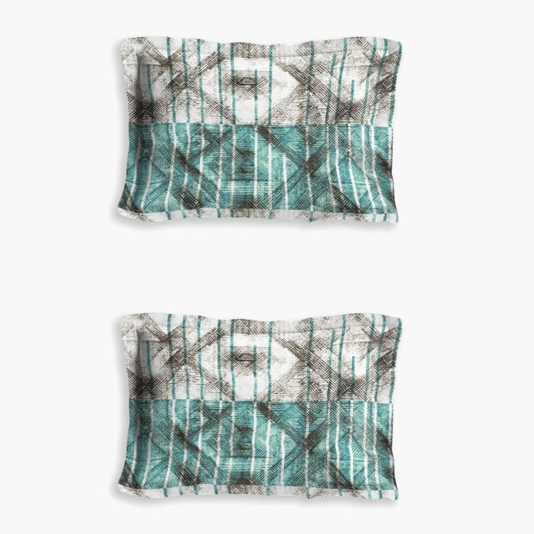 D'DECOR Vista Printed 3-Pc. Double Bedsheet Set - 229 x 274 cm