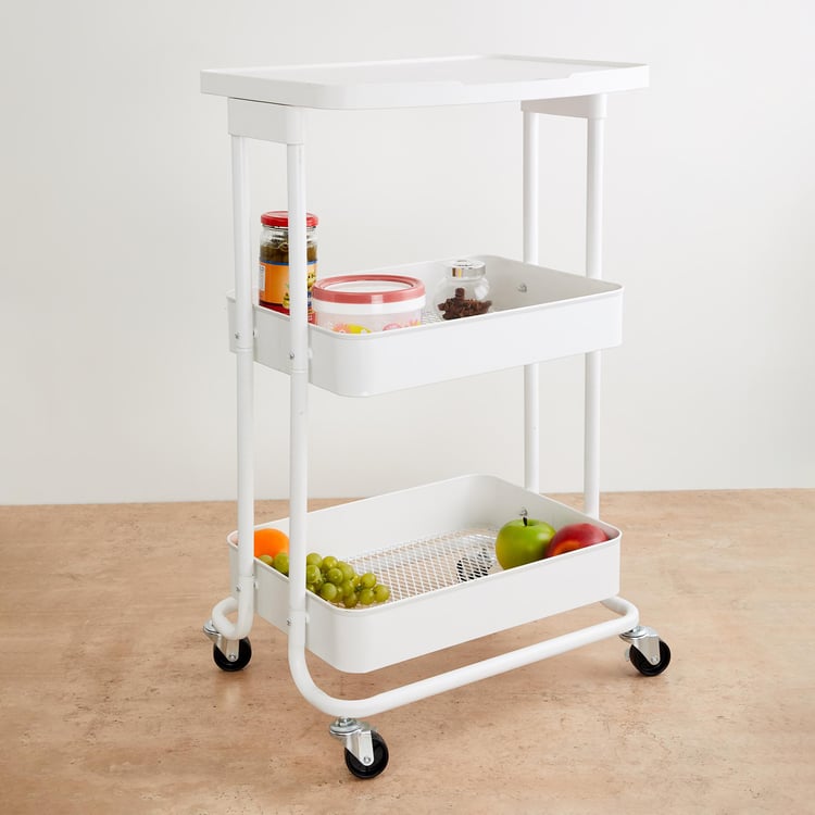 Tranzit Metal 3-Tier Kitchen Trolley