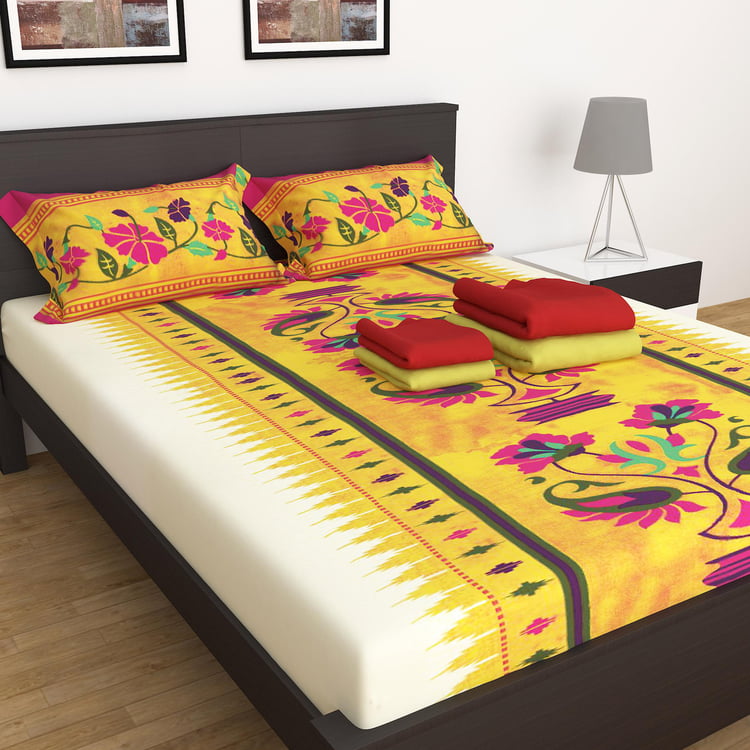 PORTICO Neeta Lulla 7-Piece Bedding and Towel Combo Set - 224 x 254 cm