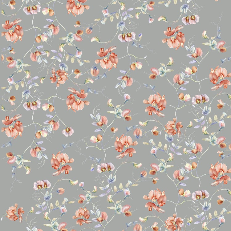 Spaces Organic Printed Double Bed Winter Quilt - 224 X 270 Cm