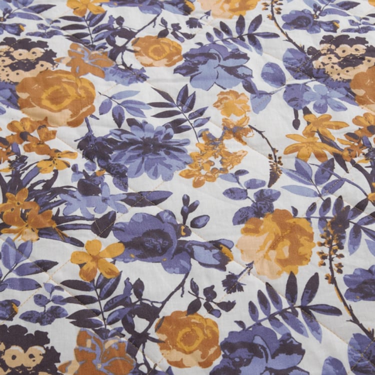 MASPAR Alyssa Printed Reversible Double Bed Quilt - 228 x 265 cm