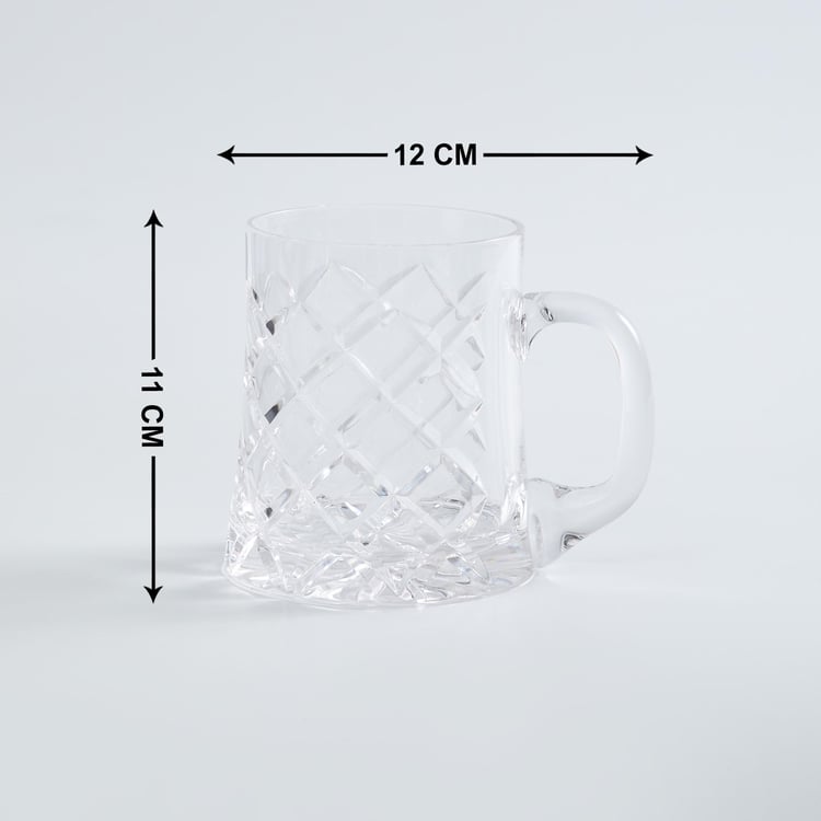 SOLITAIRE Diamond Beer Mug - Set of 2