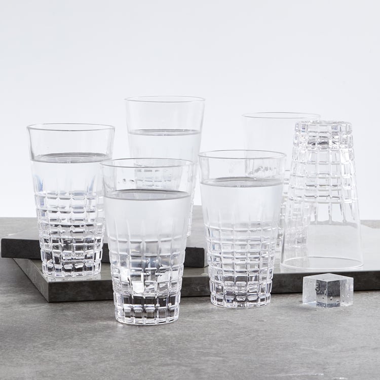 SOLITAIRE Manhattan Conica Hi-Ball Glasses - Set of 6