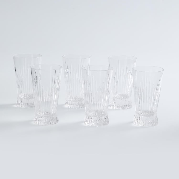 SOLITAIRE Talia Tivoli Hi-Ball Glasses - Set of 6