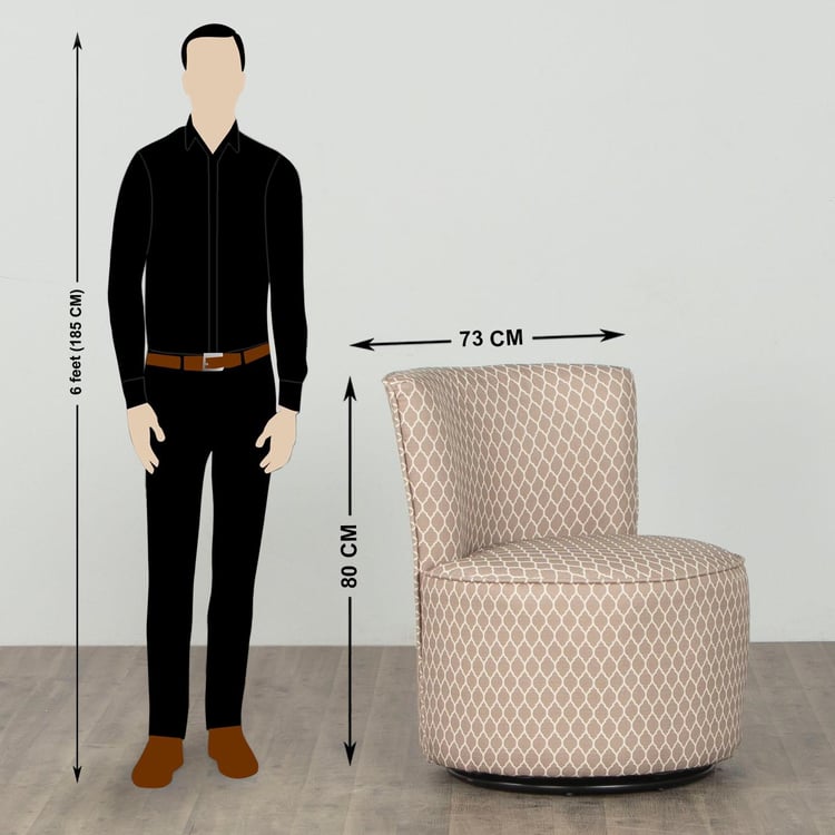 Noa Rotating Chair - Beige