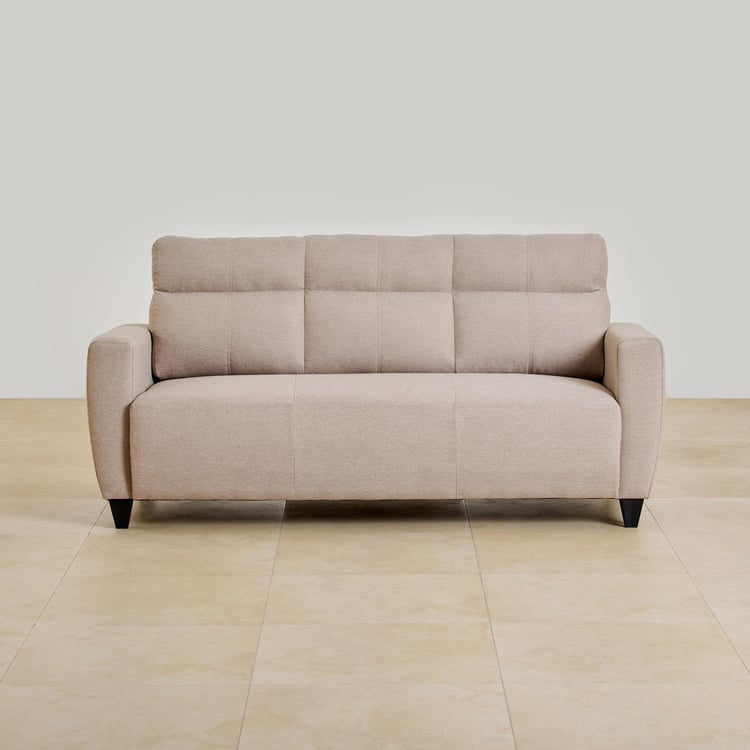 Helios Emily Fabric 3+1 Seater Sofa Set - Beige