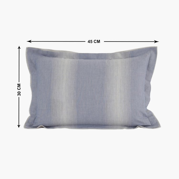 MASPAR Discipline Blue Printed Cushion Cover - 30x45cm