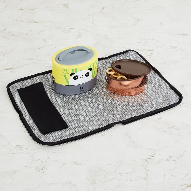 VAYA Tyffyn Two-Tier Lunch Box with Bagmat