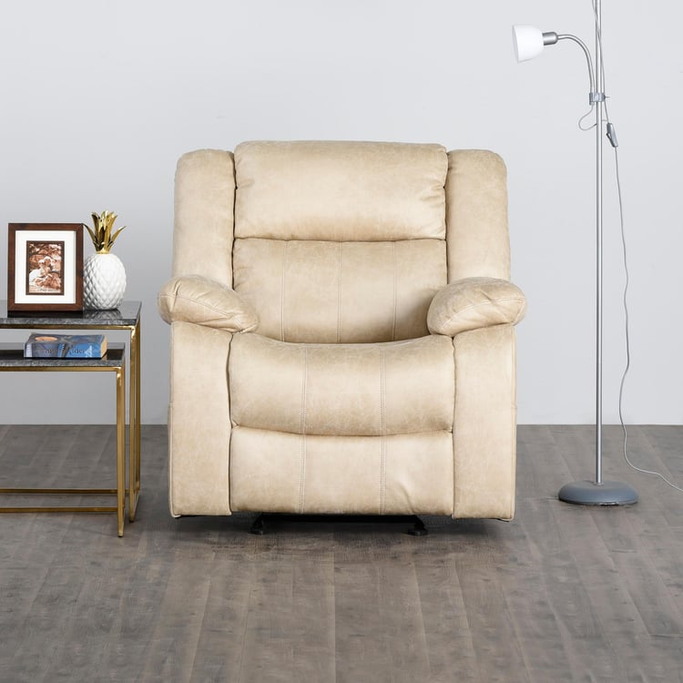 Denver One-Seater Glider Recliner - Beige