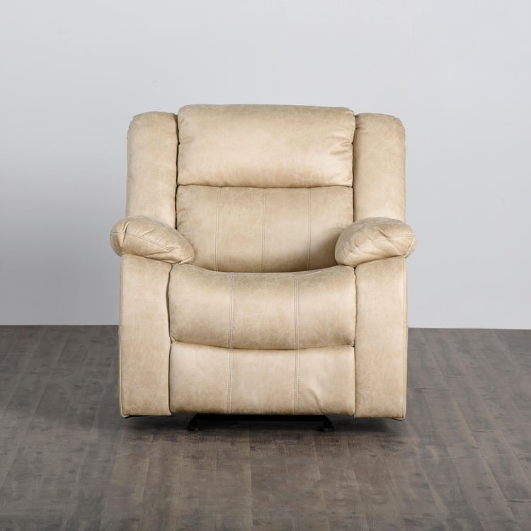 Denver One-Seater Glider Recliner - Beige
