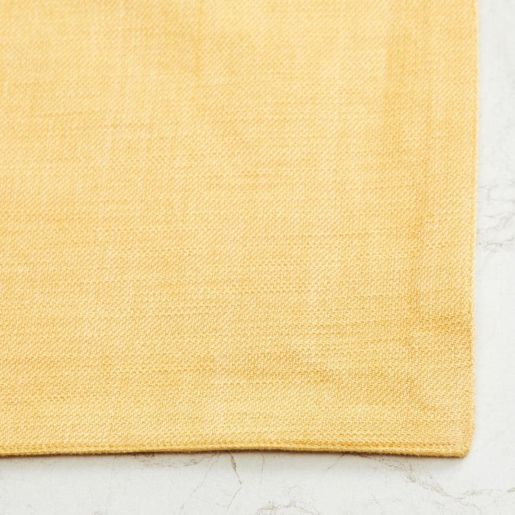 Colour Connect Solid Placemat - Cotton - Placemat: 33 cm x 48 cm -Yellow