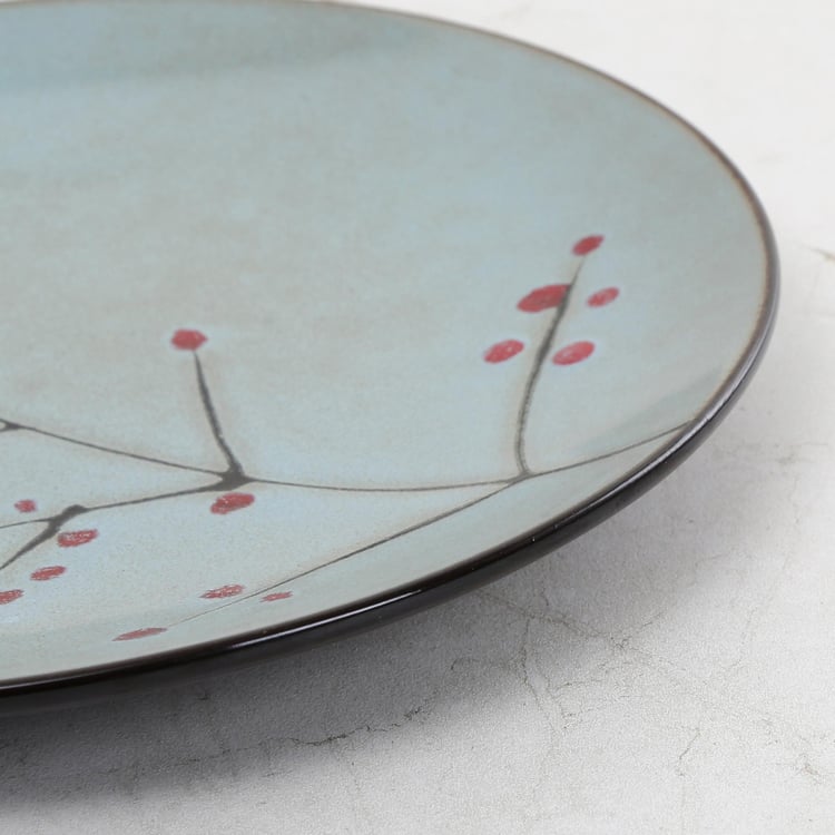 Cadenza Stoneware Floral Printed Side Plate - 20cm