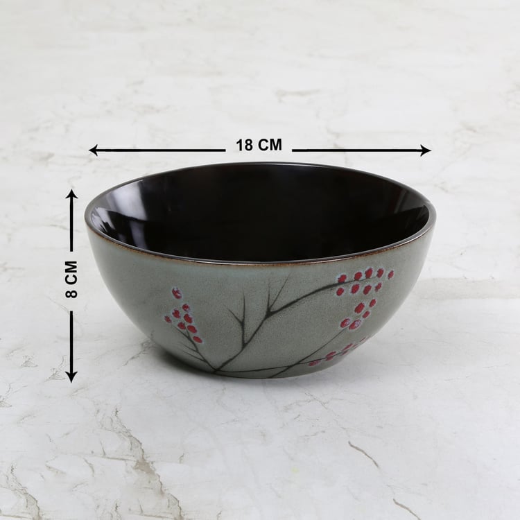 Cadenza Stoneware Printed Serving Bowl