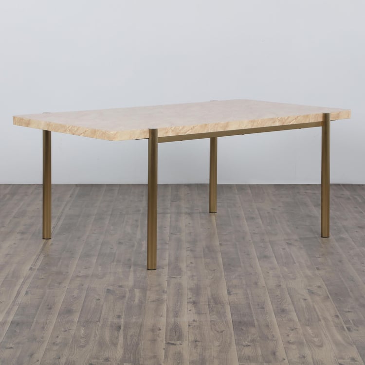 Paris 6-Seater Dining Table - Beige