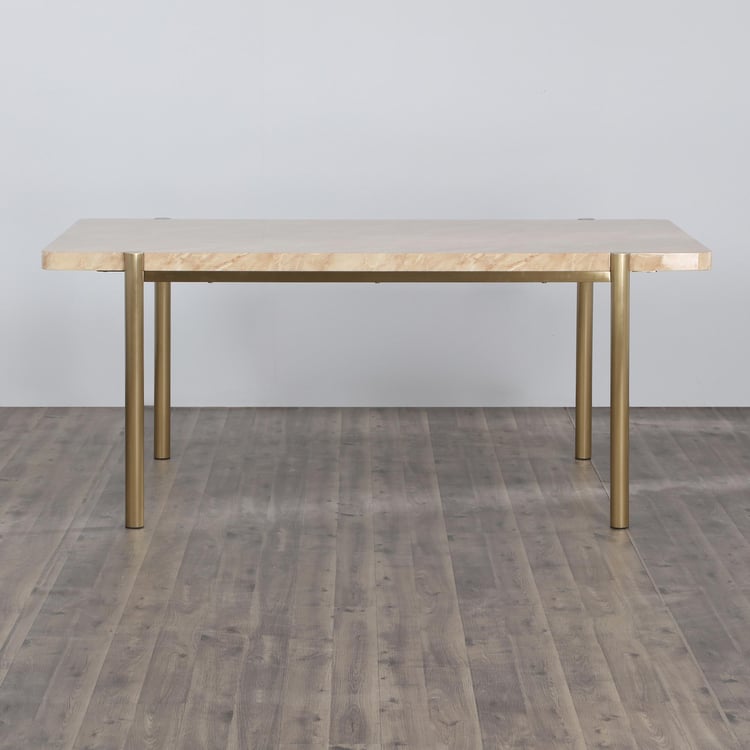 Paris 6-Seater Dining Table - Beige