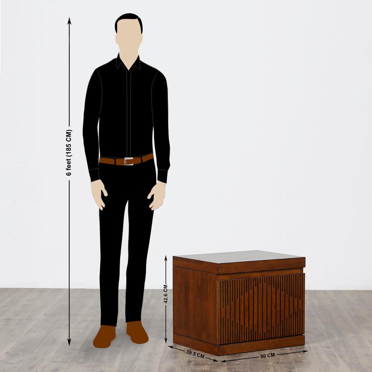 Harmony Night Stand - Brown