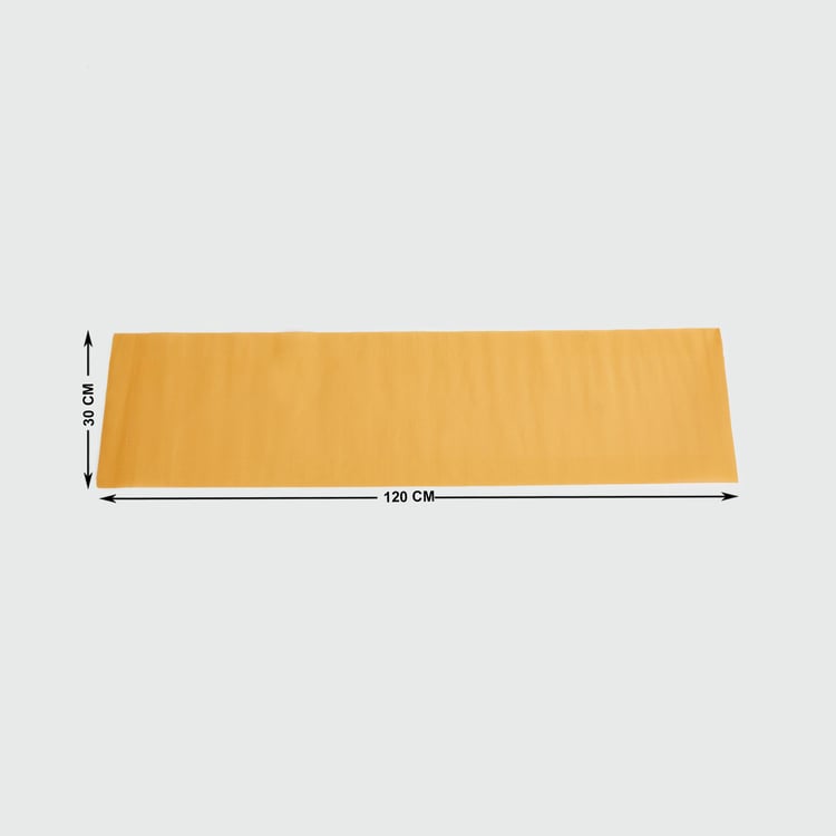 Colour Connect Solid Runner - Cotton - Table Runner 120 cm  L x 30 cm  W -Yellow